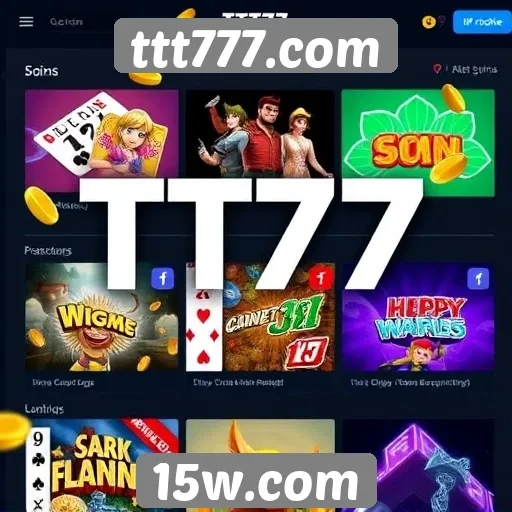 Opções de jogos disponíveis no ttt777.com